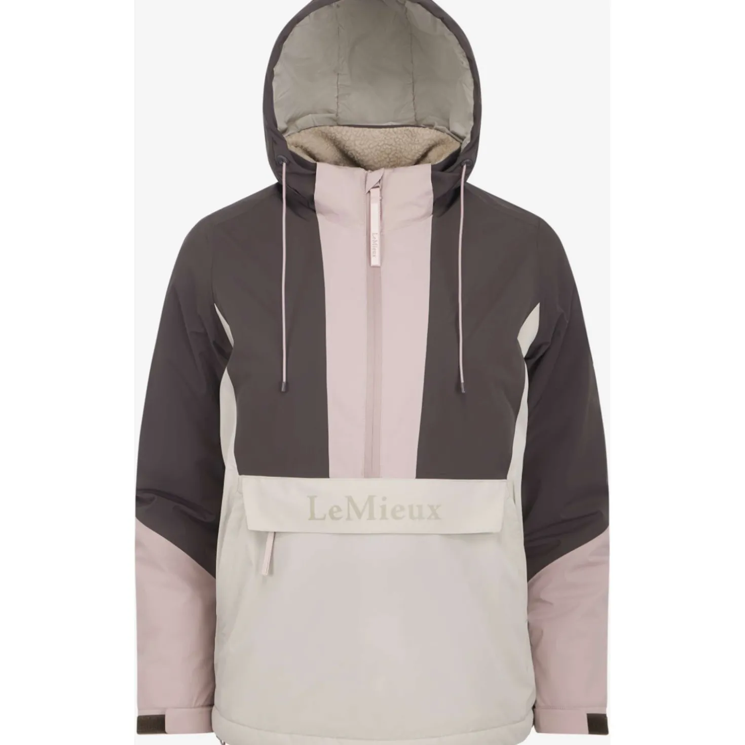 LeMieux Jas Phoebe Half Zip Waterproof Anorak Wild Rose