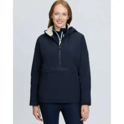 LeMieux Jas Phoebe Half Zip Waterproof Anorak Navy