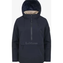 LeMieux Jas Phoebe Half Zip Waterproof Anorak Navy