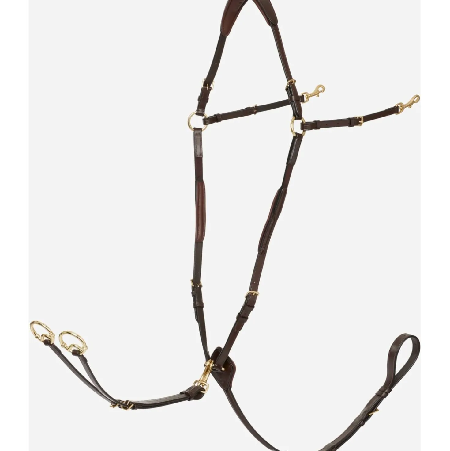 LeMieux Kudos Martingaal Breastplate Detachable Havana