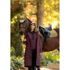 LeMieux Lange Jas Erin Waterproof Padded Bramble