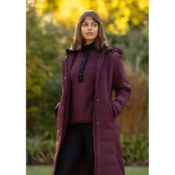 LeMieux Lange Jas Erin Waterproof Padded Bramble