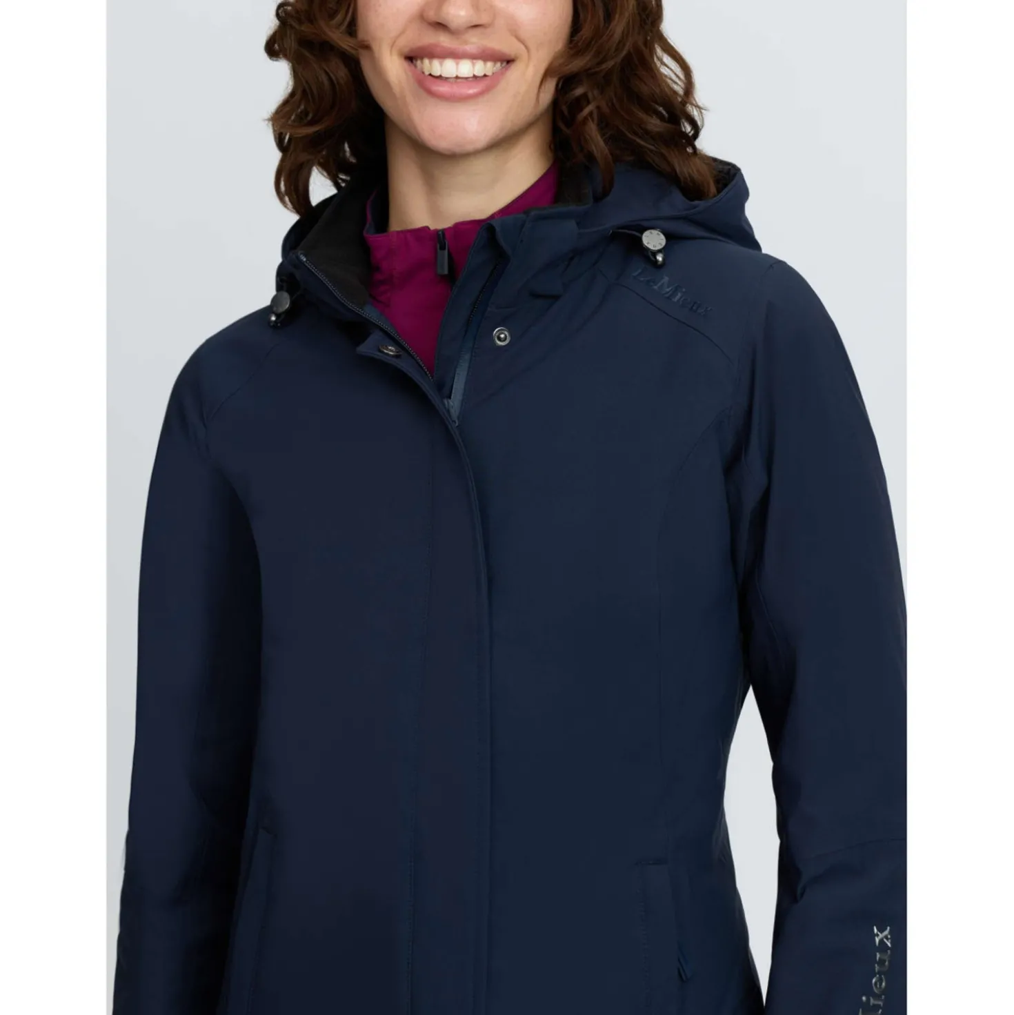 LeMieux Lange Jas Erin Waterproof Padded Navy