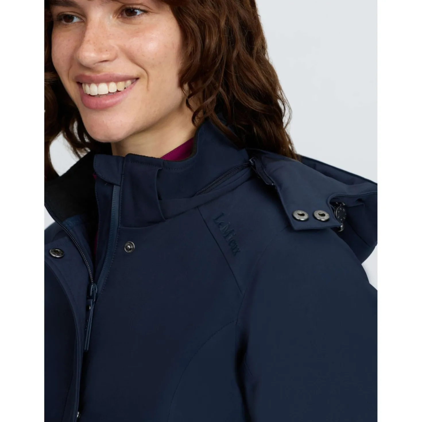 LeMieux Lange Jas Erin Waterproof Padded Navy