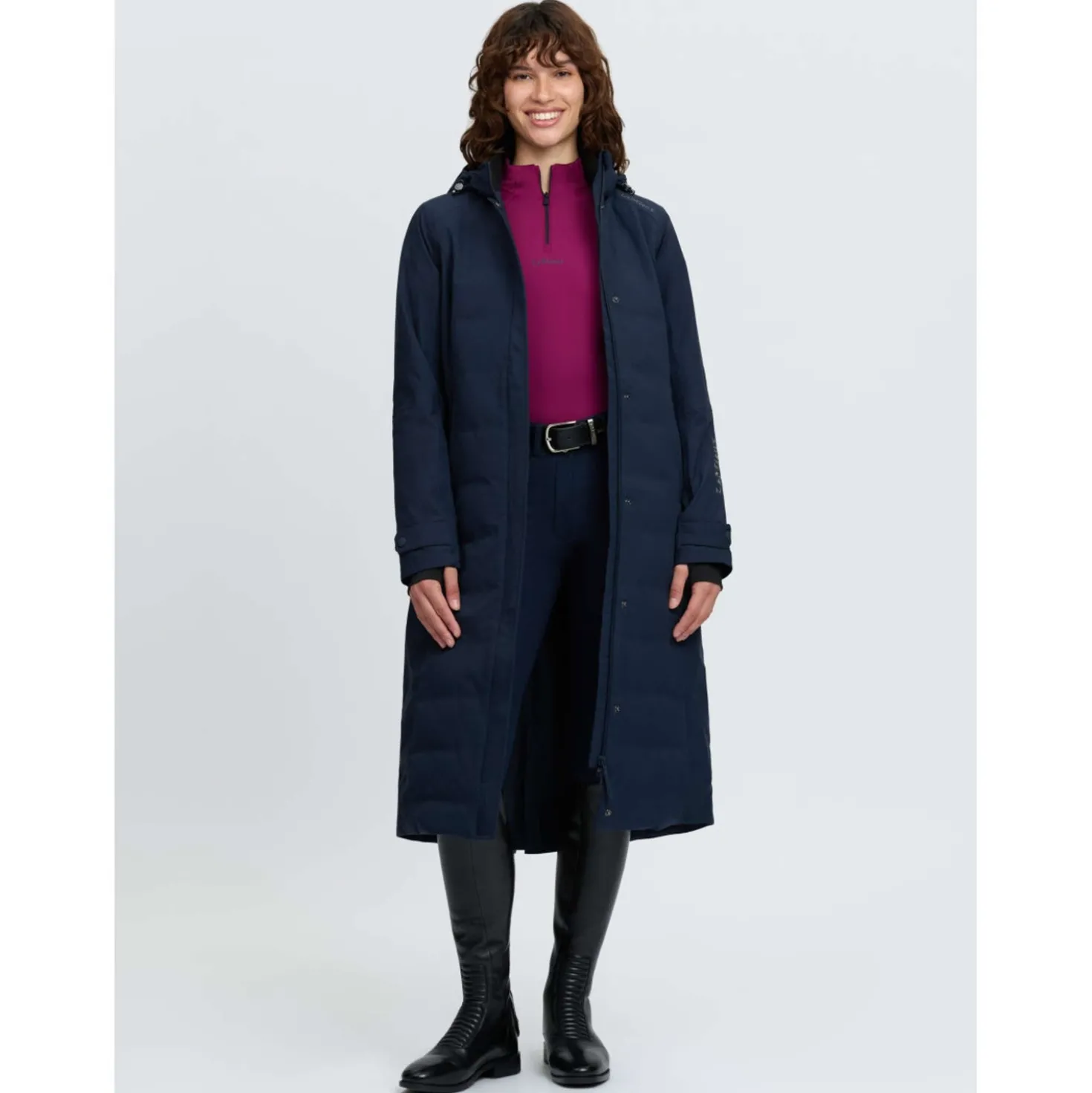 LeMieux Lange Jas Erin Waterproof Padded Navy
