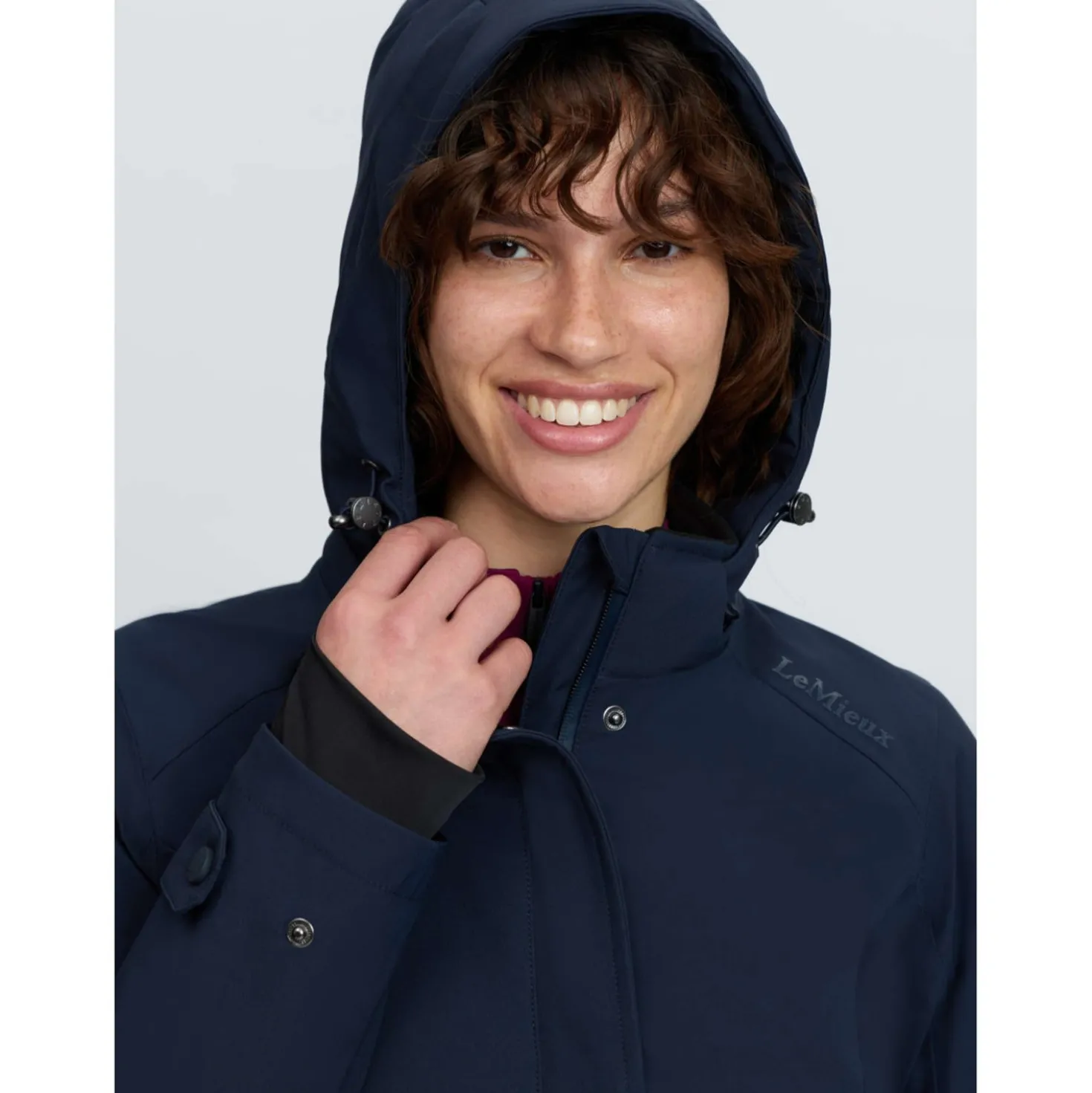 LeMieux Lange Jas Erin Waterproof Padded Navy