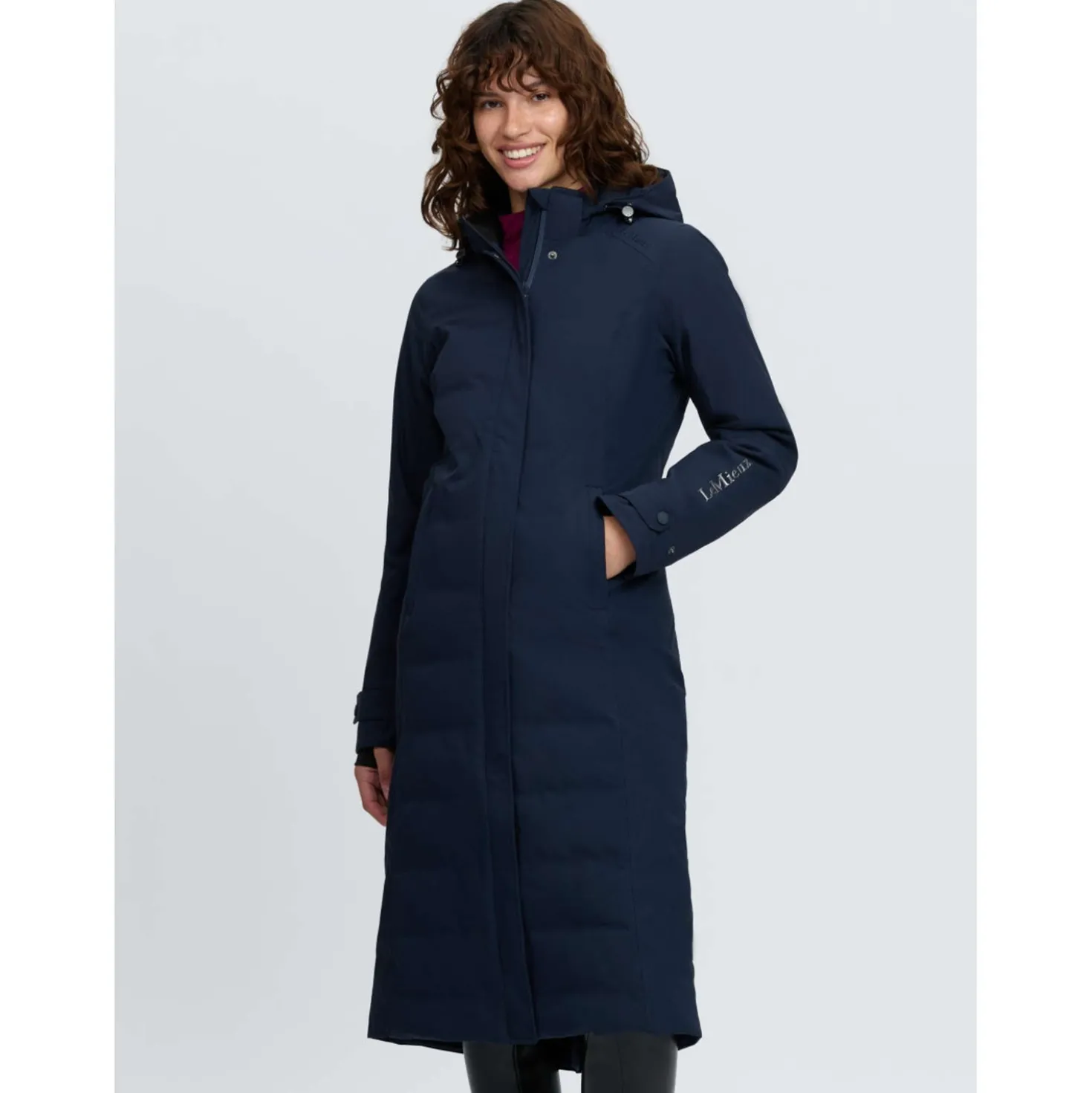 LeMieux Lange Jas Erin Waterproof Padded Navy