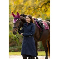 LeMieux Lange Jas Stormwear Performance Riding Navy