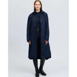 LeMieux Lange Jas Stormwear Performance Riding Navy