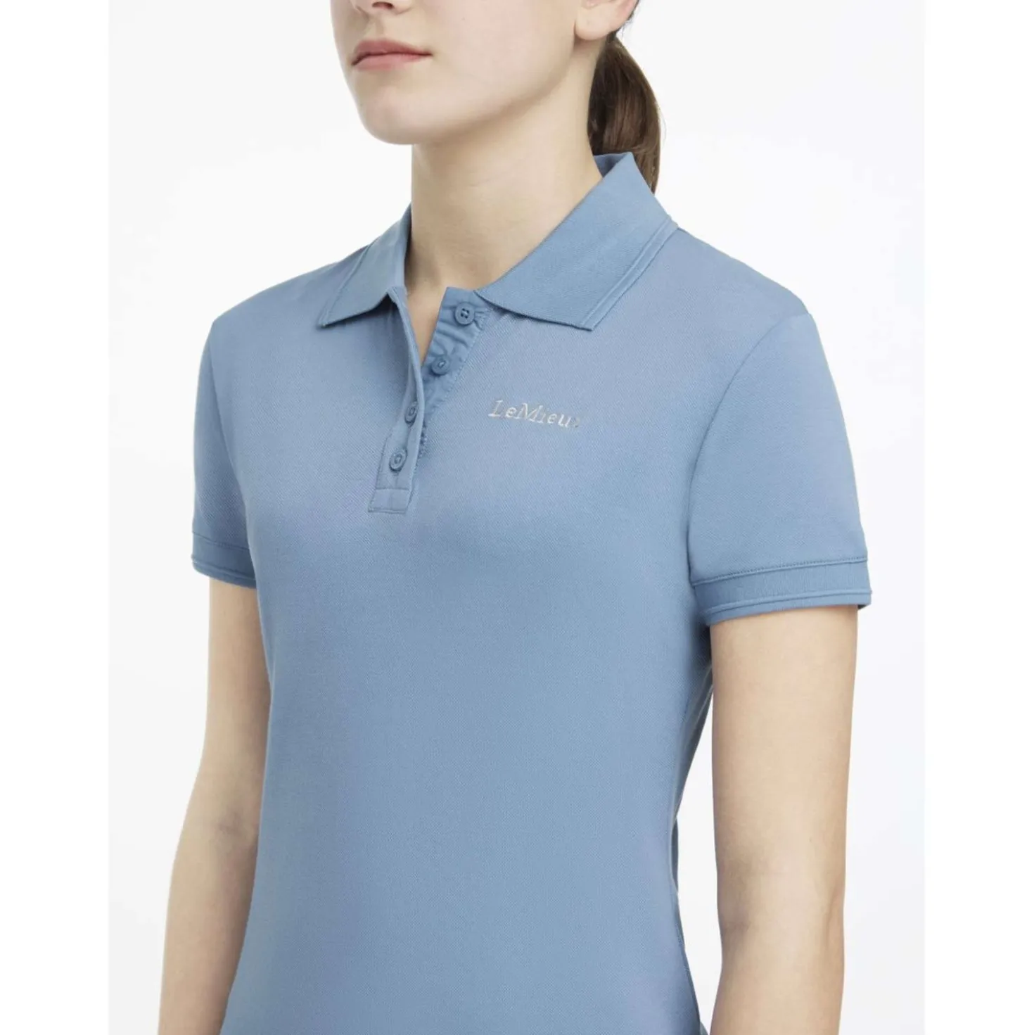 LeMieux Polo Young Rider Classique Ice Blue
