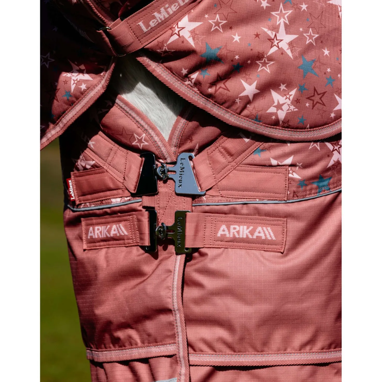 LeMieux Regendeken Arika Star 0g Spiced Earth