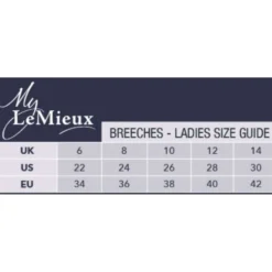 LeMieux Rijbroek Amara II Knie Grip Beige