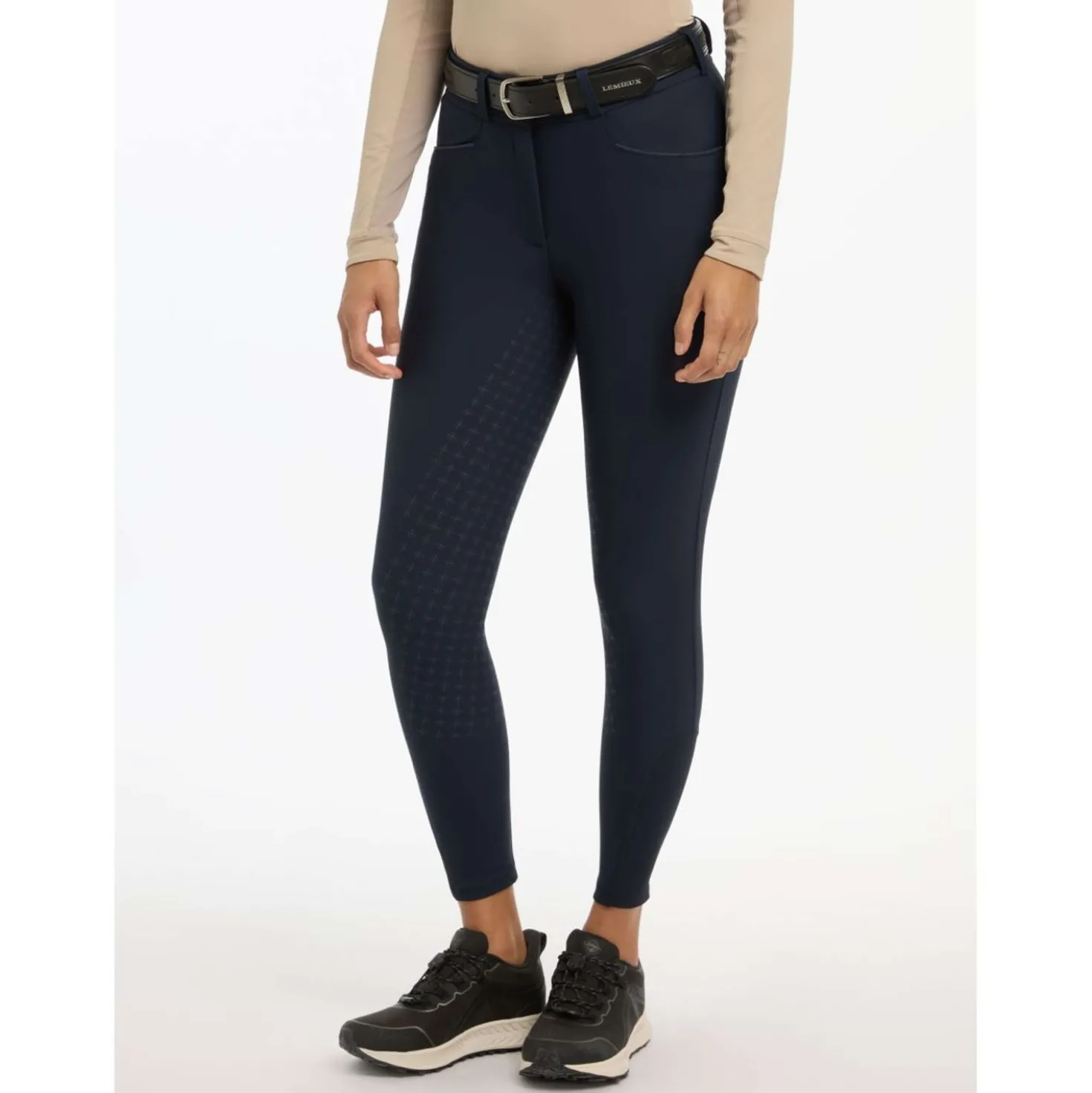 LeMieux Rijbroek Isabelle Full Grip Navy