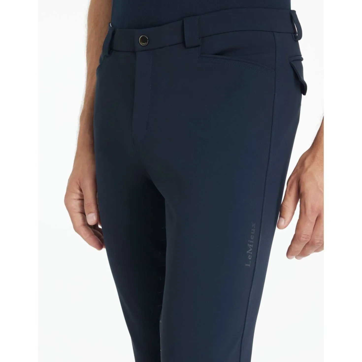 LeMieux Rijbroek Sports Full Grip Heren Navy