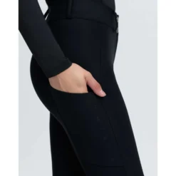 LeMieux Rijbroek Stormwear Kniegrip Black