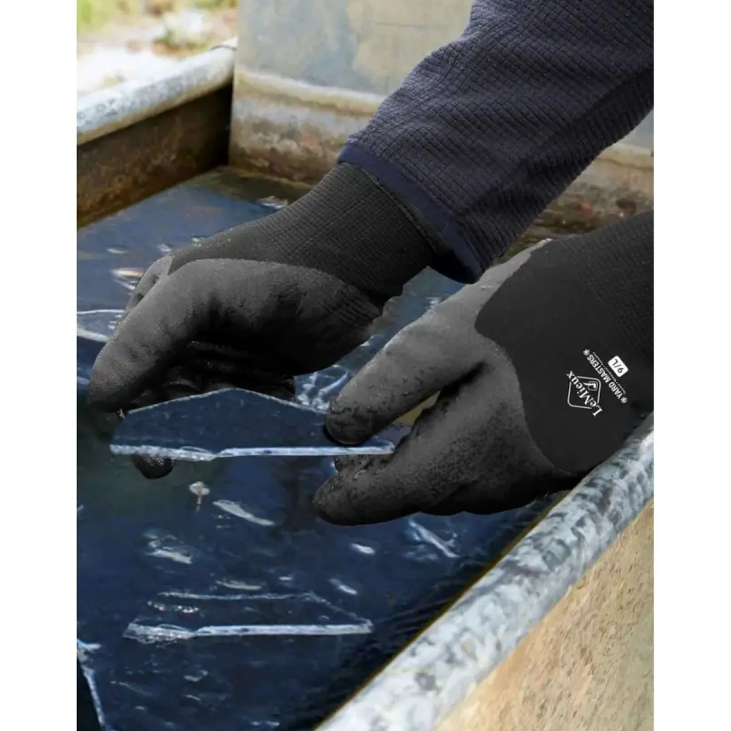 LeMieux Rijhandschoenen Thermal Work Zwart