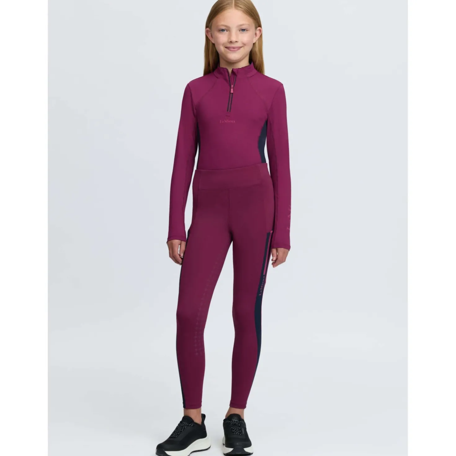 LeMieux Rijlegging Orla Kids Full Grip Blackberry