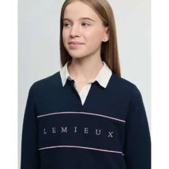 LeMieux Rugbyshirt Young Rider Riley Navy