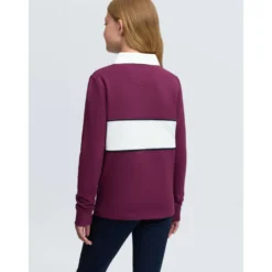 LeMieux Shirt Riley Rugby Kids Lange Mouwen Blackberry