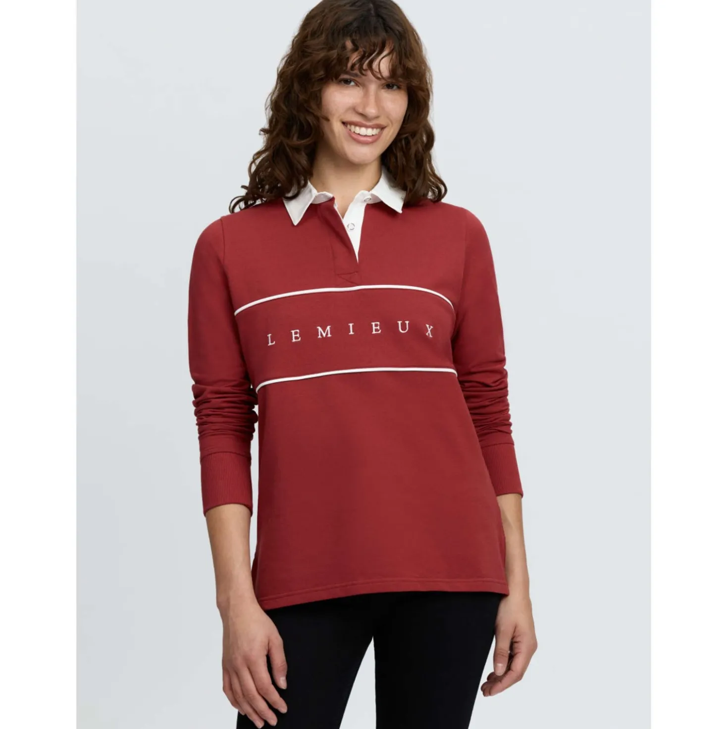 LeMieux Shirt Rochelle Rugby Russet