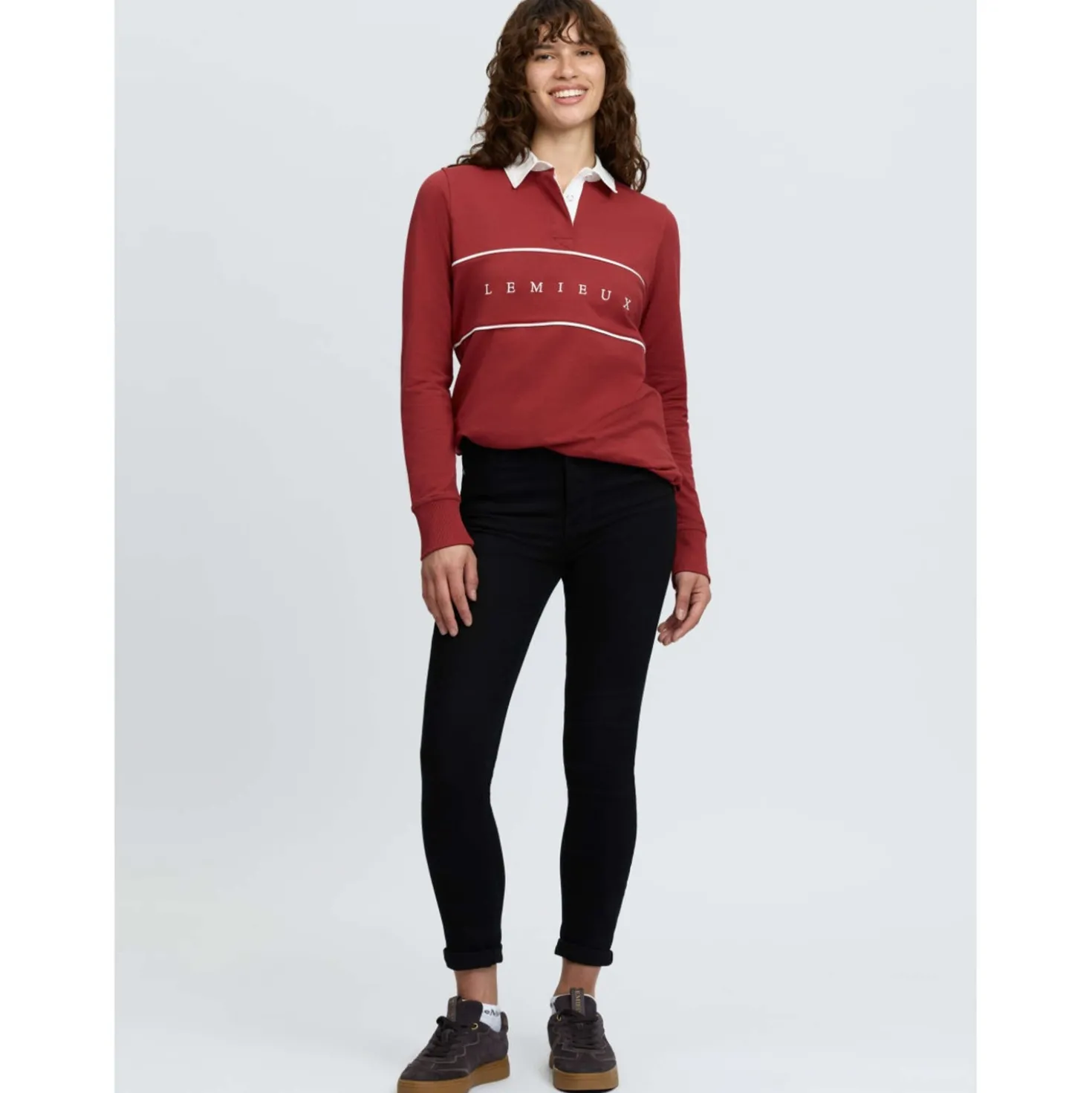 LeMieux Shirt Rochelle Rugby Russet