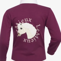 LeMieux Shirt Roman Rugby Kids Blackberry