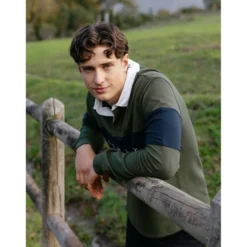 LeMieux Shirt Rugby Heren Olive