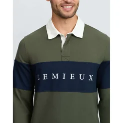 LeMieux Shirt Rugby Heren Olive