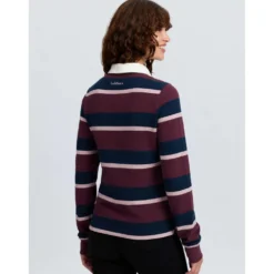 LeMieux Shirt Sloane Stripe Rugby Bramble