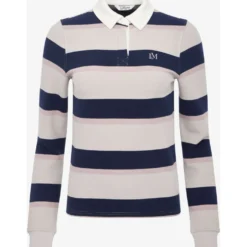LeMieux Shirt Sloane Stripe Rugby Stone