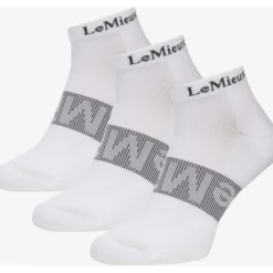LeMieux Sokken Trainer 3 Pack Wit