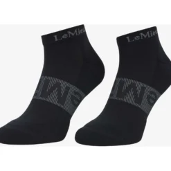 LeMieux Sokken Trainer 3 Pack Zwart
