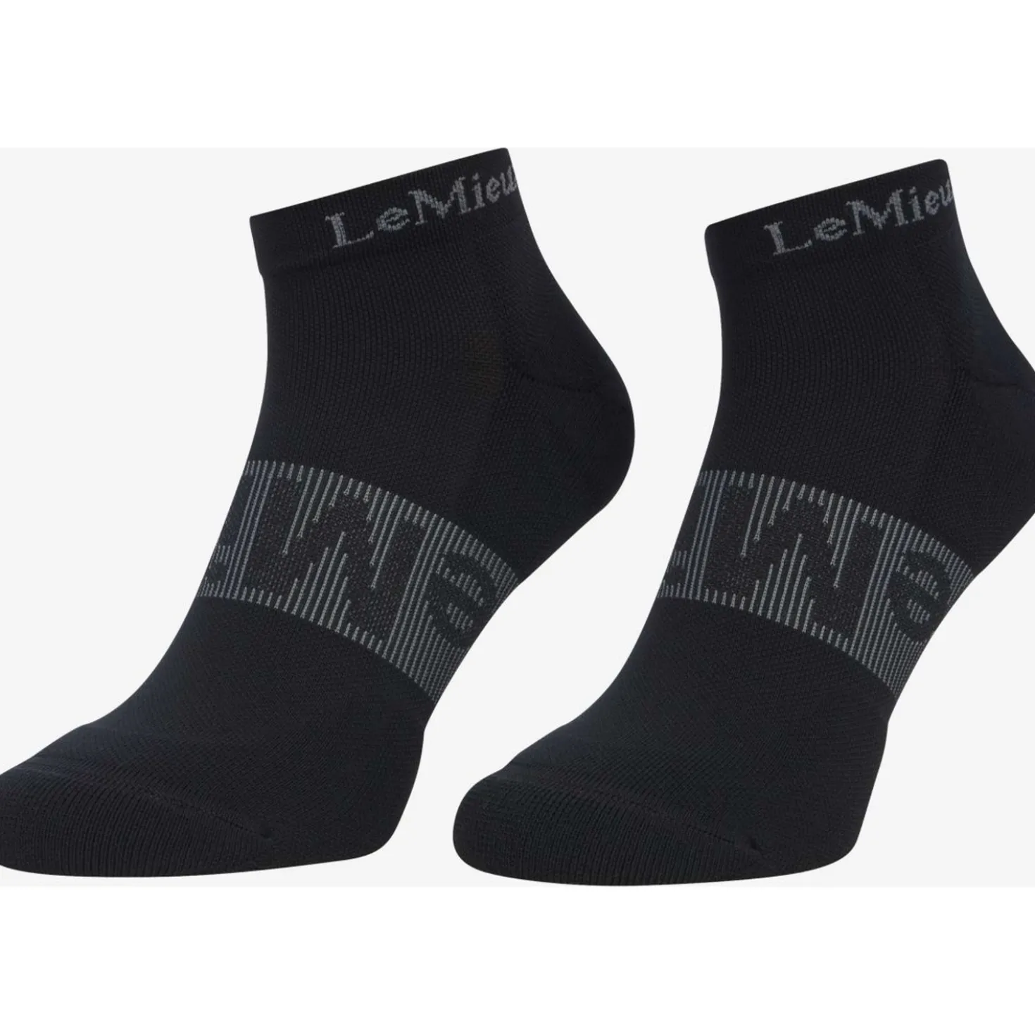 LeMieux Sokken Trainer 3 Pack Zwart