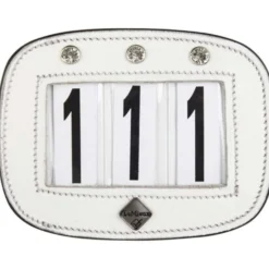 LeMieux Startnummers Saddle Pad Diamant Wit