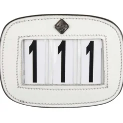 LeMieux Startnummers Saddle Pad Wit
