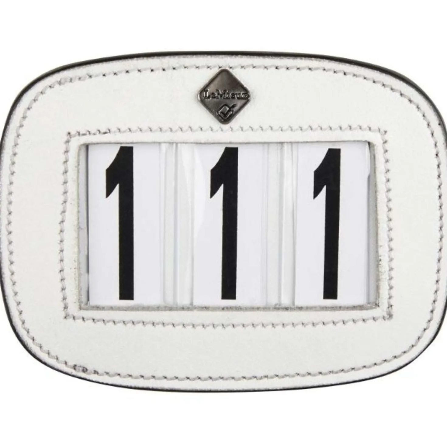 LeMieux Startnummers Saddle Pad Wit