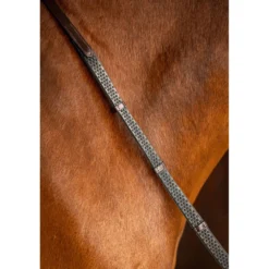LeMieux Teugels Arika Soft Rubber with Stopper Havana/Brass