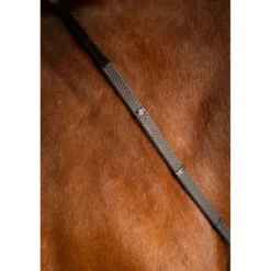 LeMieux Teugels Arika Soft Rubber with Stopper Bruin/Zilver