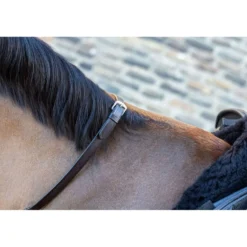 LeMieux Teugels Arika Soft Rubber with Stopper Bruin/Brass