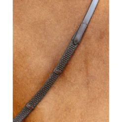 LeMieux Teugels Soft Rubber with Stoppers Havana/Brass