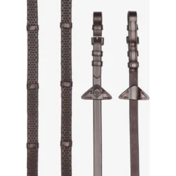 LeMieux Teugels Soft Rubber with Stoppers Havana/Silver