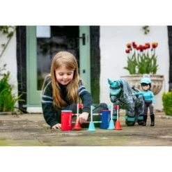 LeMieux Toy Pony Course Builder Set Rood/Blauw