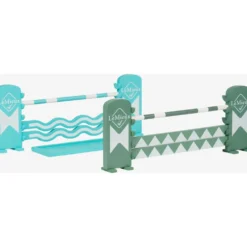 LeMieux Toy Pony Jump Set Azure/Sage/White