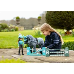 LeMieux Toy Pony Jump Set Azure/Sage/White