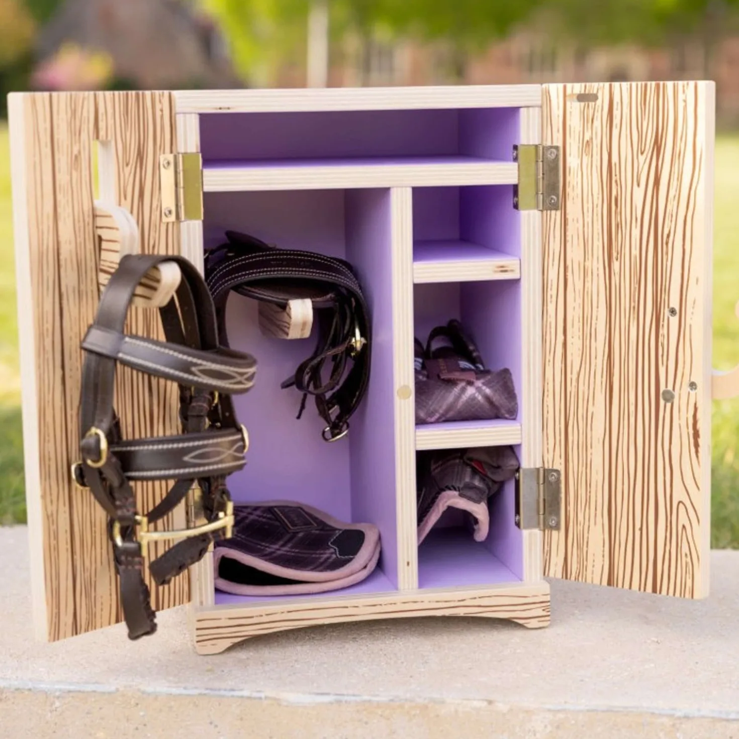 LeMieux Toy Pony Tack Locker Wooden
