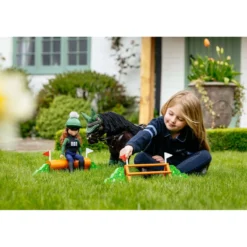 LeMieux Toy Pony XC Jump Set Groen/Bruin