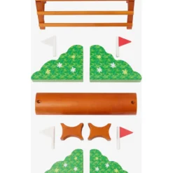 LeMieux Toy Pony XC Jump Set Groen/Bruin