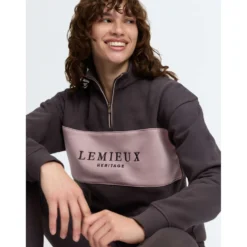 LeMieux Trui Heritage Quarter Zip Cocoa