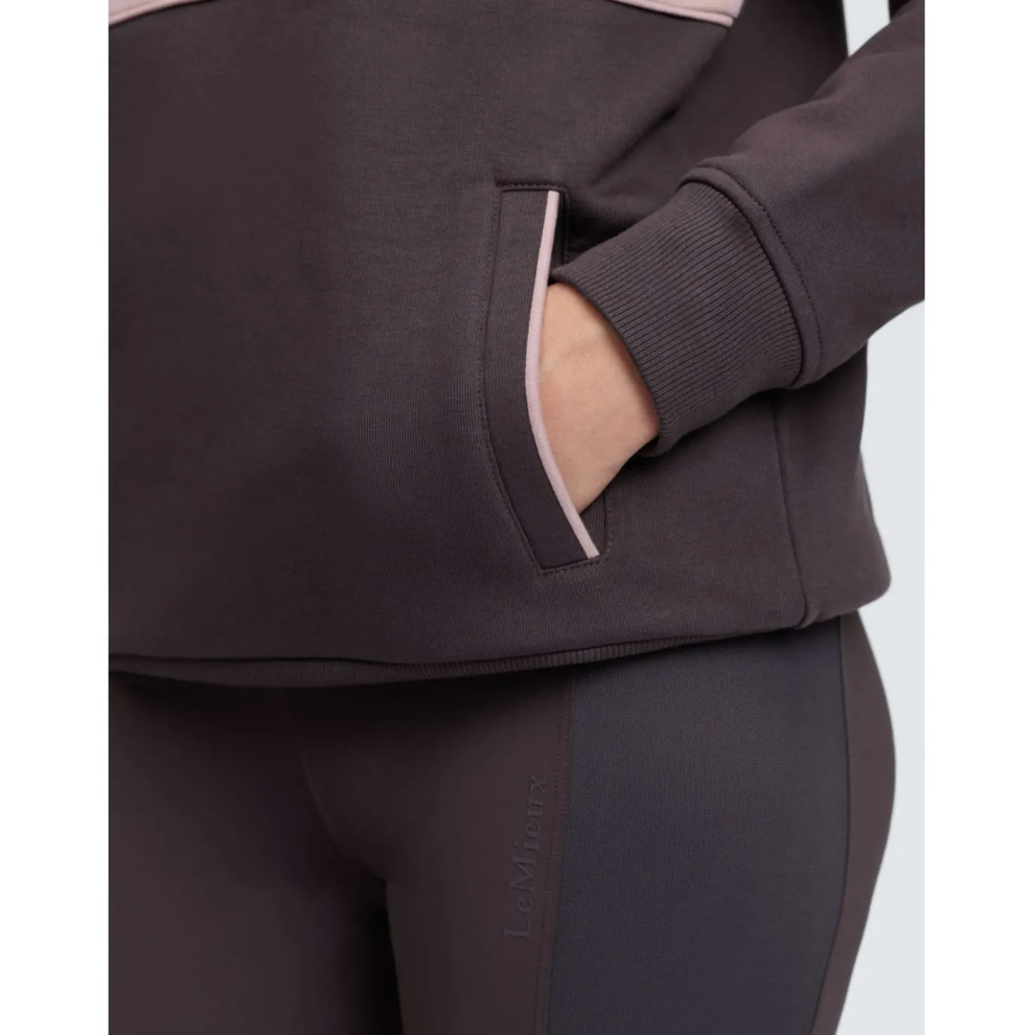 LeMieux Trui Heritage Quarter Zip Cocoa
