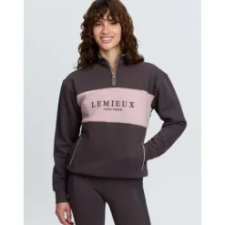 LeMieux Trui Heritage Quarter Zip Cocoa